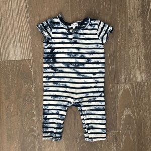 Splendid Baby stripe tie dye romper